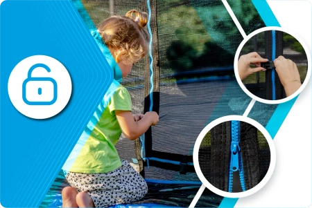 THUNDER INSIDE ULTRA 16FT (488 cm) BLUE Trampolin