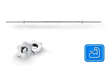 Gerade Schraubverschluss-Hantelstange 150 cm 30 mm THUNDER