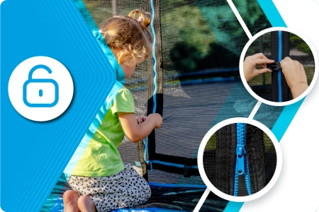 THUNDER INSIDE ULTRA 8FT (244cm) BLUE Trampolin