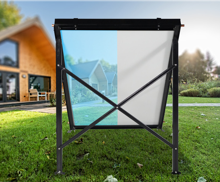 Gestell für einen Flachkollektor mit einer Fläche von 2 m