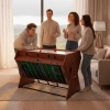 THUNDER SMART 3-in-1 drehbarer Spieltisch aus Holz 