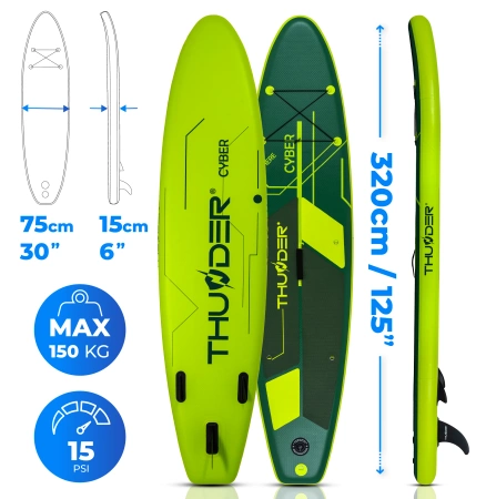 SUP-Board 320cm THUNDER CYBER