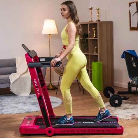 THUNDER RACE-PINK Elektrisches Laufband