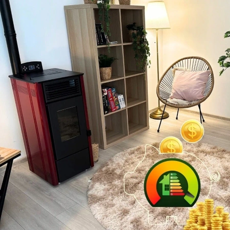 Pelletofen SOPHIA RED 8,1 kW 