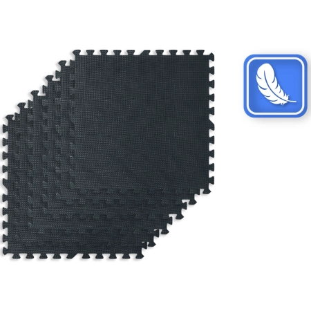Puzzle-Trainingsmatte schwarz 60x60cm THUNDER