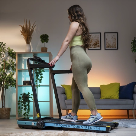 THUNDER IMPACT-BLUE Elektrisches Laufband 