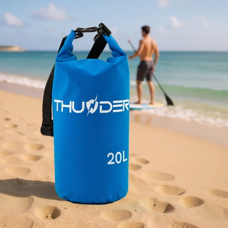 Wasserdichter Packsack 20 L THUNDER blau