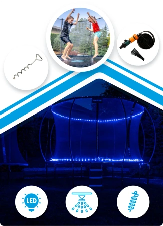 THUNDER INSIDE ULTRA 12FT (366 cm) BLUE Trampolin