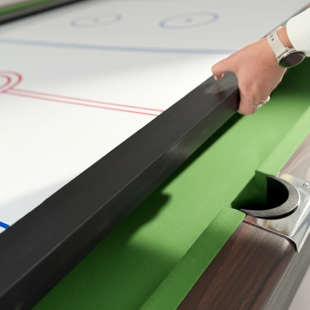 THUNDER Billardtisch mit Becken/Tischtennisplatte 8FT - BOLD-BROWN