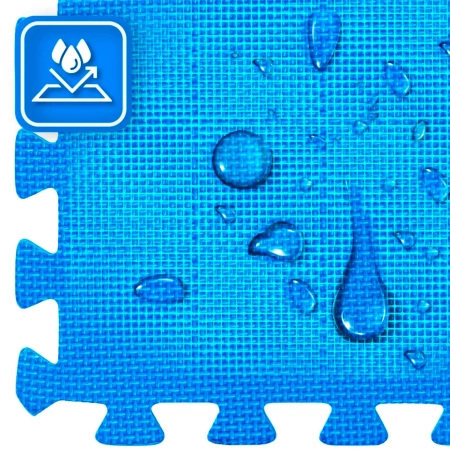 Puzzle-Trainingsmatte blau-grau 60x60x2cm THUNDER