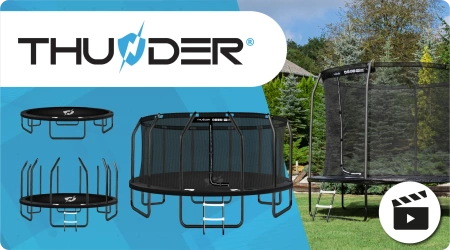 THUNDER INSIDE ELITE 16FT Trampolin (488 cm) BLACK
