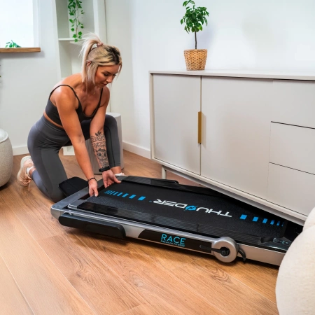 THUNDER RACE-SILVER Elektrisches Laufband