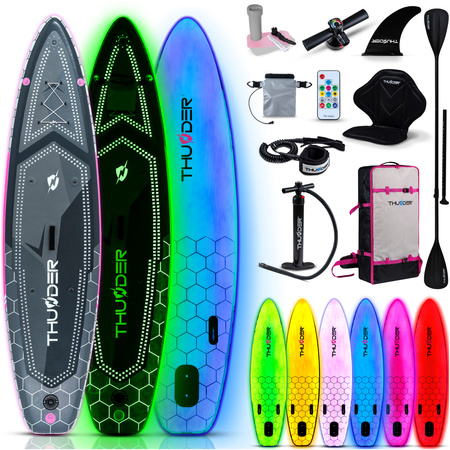 SUP-Board 320cm THUNDER MOSSA mit LED-Beleuchtung