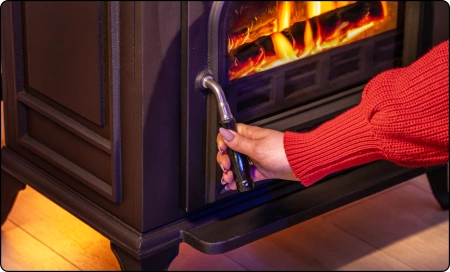 Gusseisen-Holzofen HELIOS 10 kW