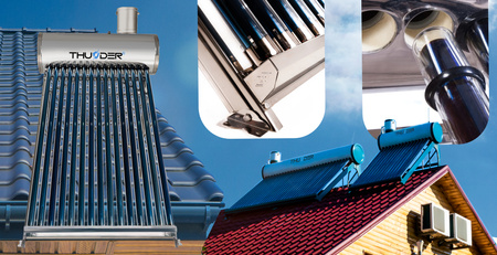 THUNDER 150 L druckloser Solarkollektor mit Speicher