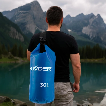 Wasserdichter Packsack 30 L THUNDER blau
