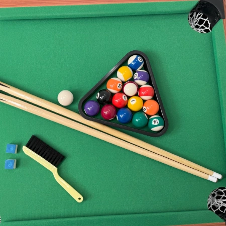 THUNDER SMART 3-in-1 drehbarer Spieltisch aus Holz 