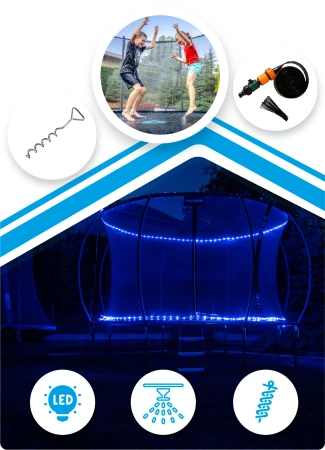 THUNDER INSIDE ULTRA 10FT (305 cm) BLUE Trampolin