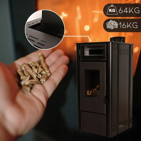 Pelletofen SOPHIA BLACK 8,1 kW 