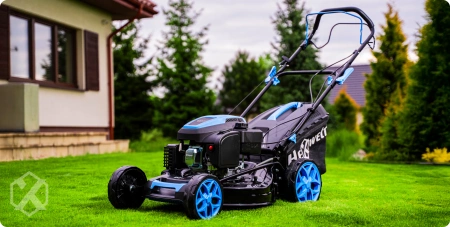 Benzin-Rasenmäher Hexwelt HW-KS-200 51cm 3,8kW mit Radantrieb