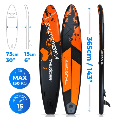 SUP-Board 365cm THUNDER EARTH