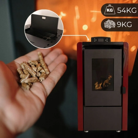 Pelletofen LEYLA RED 6,3 kW 