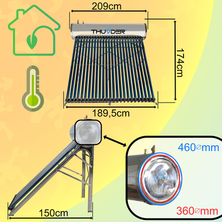 THUNDER 250 L Druckkollektor mit Speicher