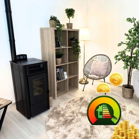 Pelletofen SOPHIA BLACK 8,1 kW 